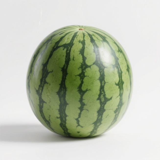 生成一个西瓜图片 使用通用风格 比例期望1：1预览效果