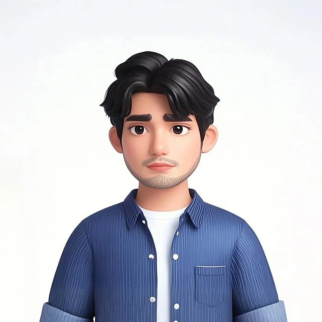 一个3d卡通风格的人