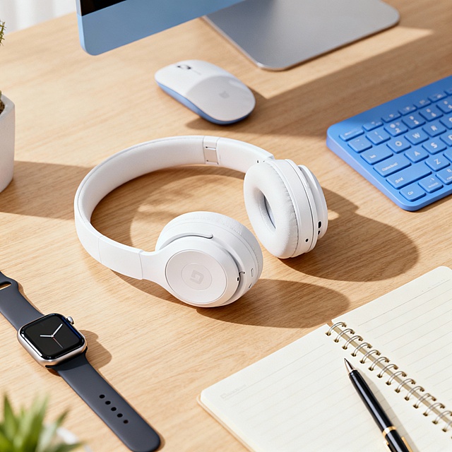 现代感与科技感交融的3D风办公场景，重拟物设计呈现舒适质感，简约主义搭配光影层次，展现商务高效氛围。