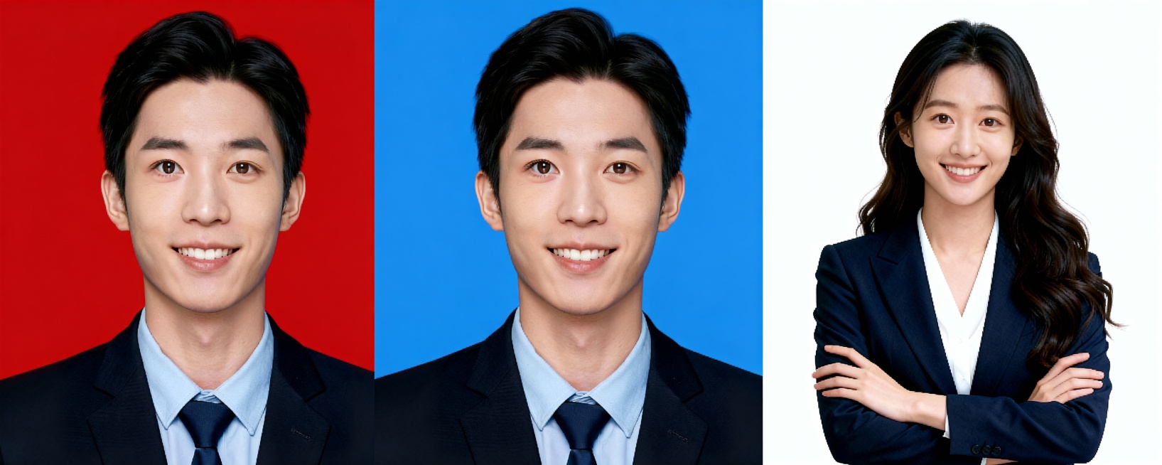 三张图拼再一起，要保留背景颜色预览效果