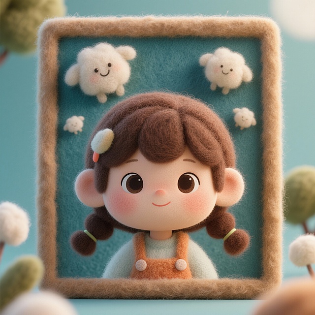 生成一个小女孩