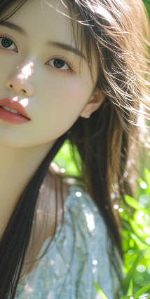 改成背景为森林的少女预览效果